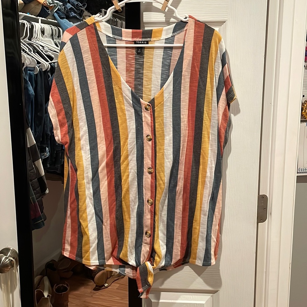 Torrid stripped top